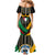 Kuwait Hawk of Quraish With Al Sadu Pattern Personalized Mermaid Dress - Wonder Print Shop