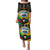 Kuwait Hawk of Quraish With Al Sadu Pattern Personalized Puletasi - Wonder Print Shop