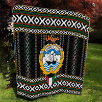 Kuwait Hawk of Quraish With Al Sadu Pattern Personalized Quilt - Wonder Print Shop