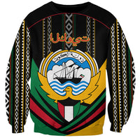 Kuwait Hawk of Quraish With Al Sadu Pattern Personalized Sweatshirt - Wonder Print Shop