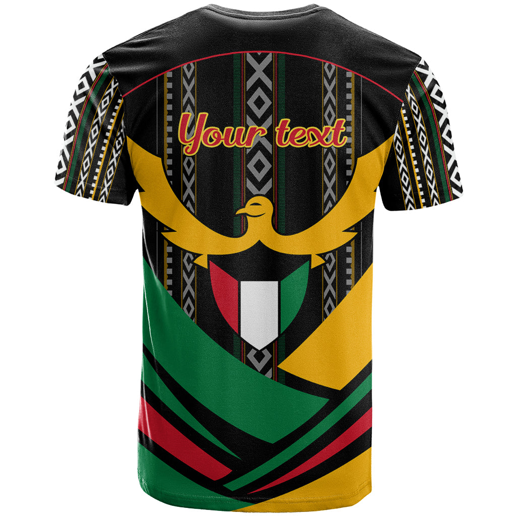 Kuwait Hawk of Quraish With Al Sadu Pattern Personalized T Shirt - Wonder Print Shop