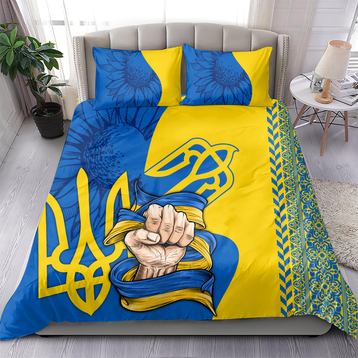 Ukraine Ukraine Folk Patterns Unity Day Personalized Bedding Set LT9 - Wonder Print Shop