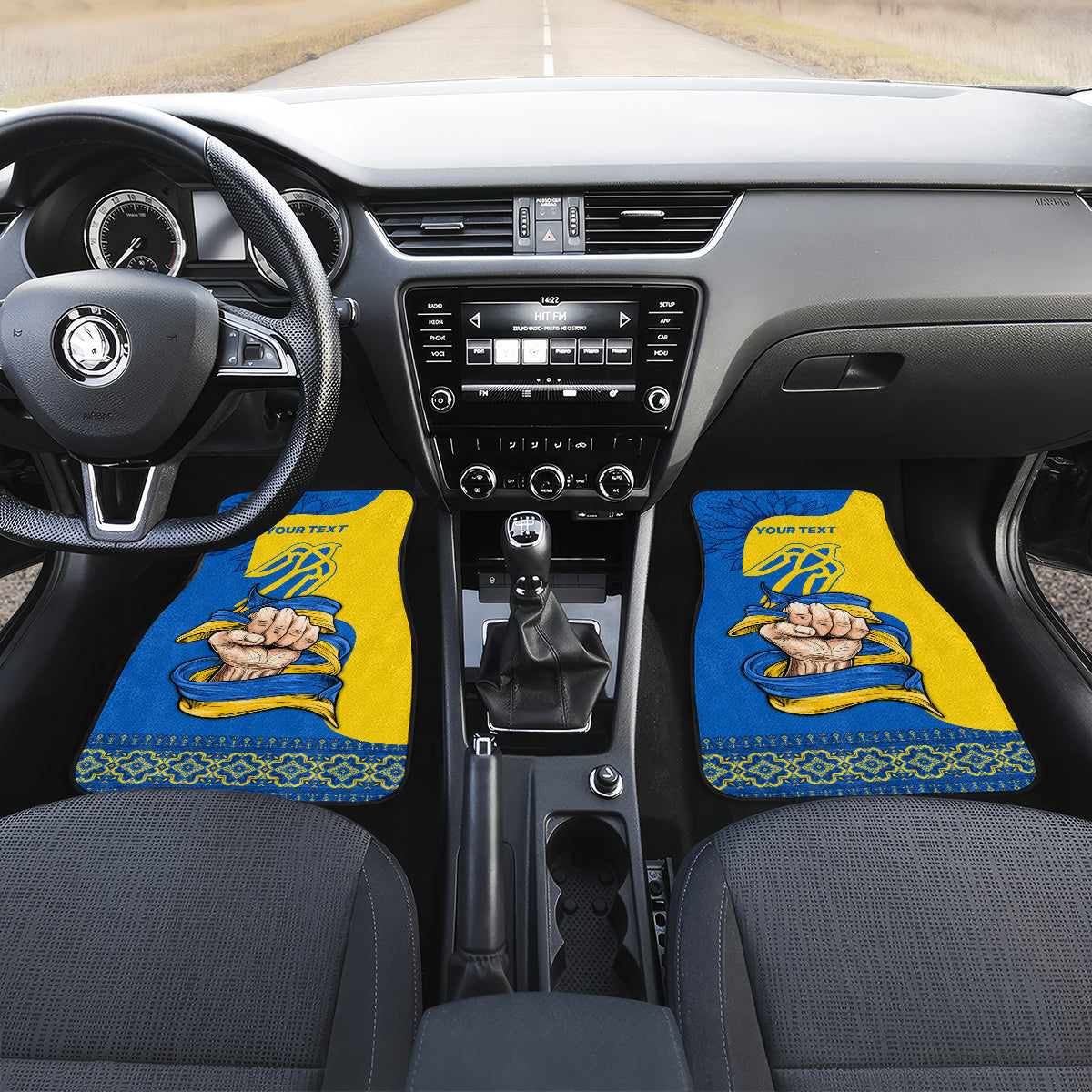 Ukraine Ukraine Folk Patterns Unity Day Personalized Car Mats LT9 - Wonder Print Shop