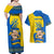 Ukraine Ukraine Folk Patterns Unity Day Personalized Couples Matching Off Shoulder Maxi Dress and Hawaiian Shirt LT9 - Wonder Print Shop