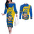 ukraine-ukraine-folk-patterns-unity-day-personalized-couples-matching-off-the-shoulder-long-sleeve-dress-and-long-sleeve-button-shirt