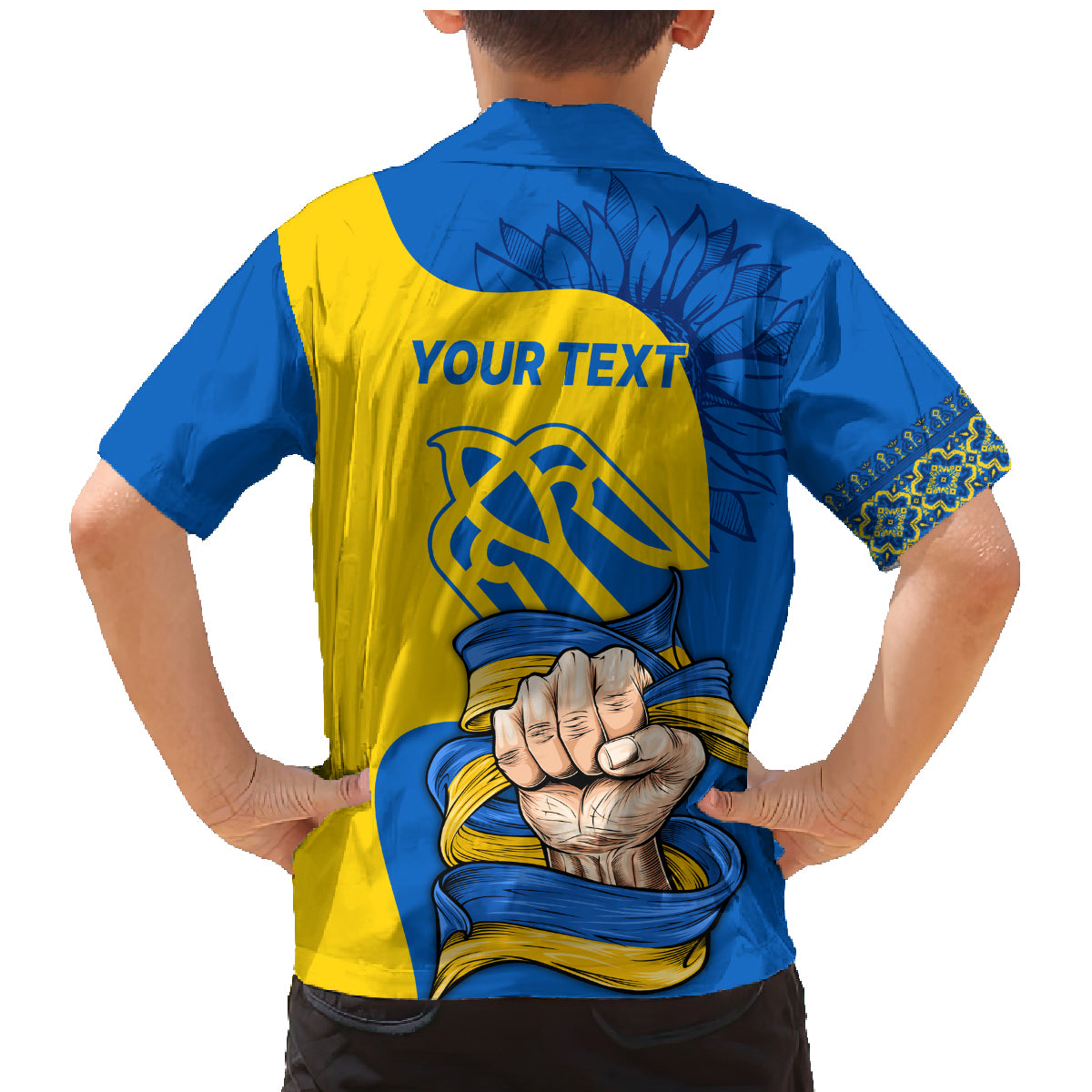 Ukraine Ukraine Folk Patterns Unity Day Personalized Family Matching Mermaid Dress and Hawaiian Shirt LT9 - Wonder Print Shop