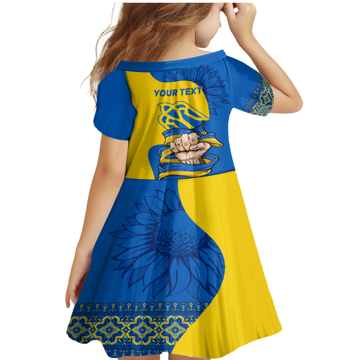 Ukraine Ukraine Folk Patterns Unity Day Personalized Family Matching Mermaid Dress and Hawaiian Shirt LT9 - Wonder Print Shop