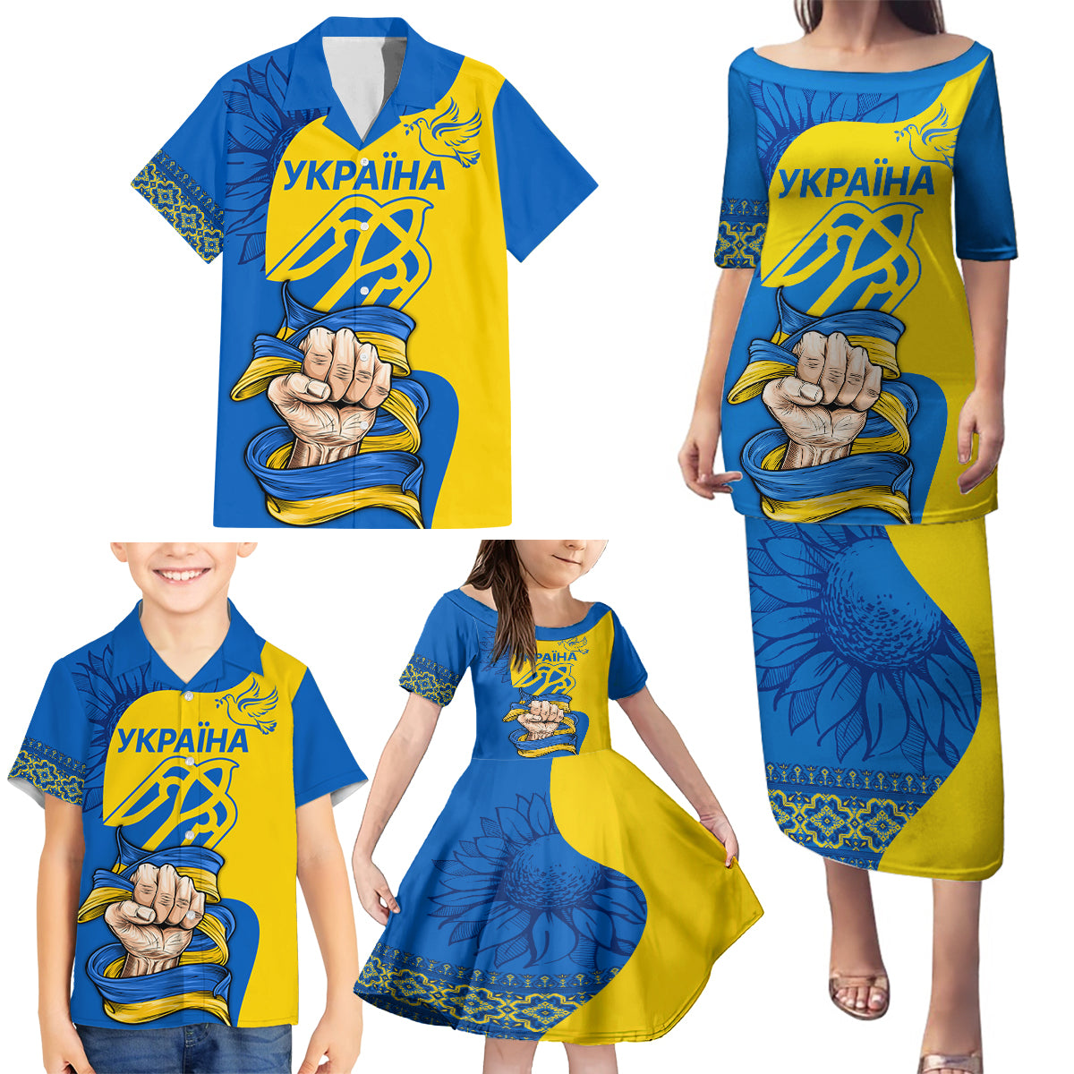 ukraine-ukraine-folk-patterns-unity-day-personalized-family-matching-puletasi-and-hawaiian-shirt