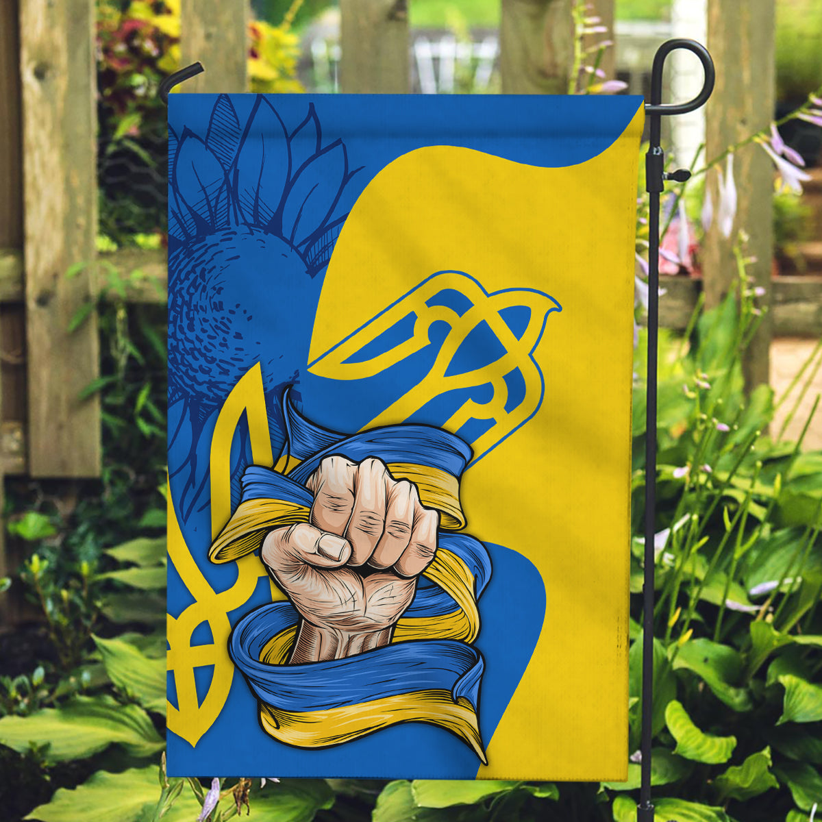 Ukraine Ukraine Folk Patterns Unity Day Personalized Garden Flag - Wonder Print Shop
