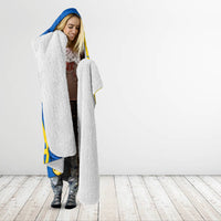 Ukraine Ukraine Folk Patterns Unity Day Personalized Hooded Blanket