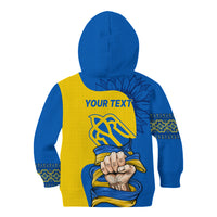 Ukraine Ukraine Folk Patterns Unity Day Personalized Kid Hoodie - Wonder Print Shop