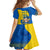 Ukraine Ukraine Folk Patterns Unity Day Personalized Kid Short Sleeve Dress - Wonder Print Shop