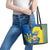 Ukraine Ukraine Folk Patterns Unity Day Personalized Leather Tote Bag