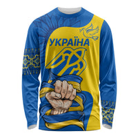 Ukraine Ukraine Folk Patterns Unity Day Personalized Long Sleeve Shirt - Wonder Print Shop