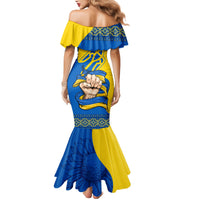 Ukraine Ukraine Folk Patterns Unity Day Personalized Mermaid Dress - Wonder Print Shop