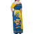 Ukraine Ukraine Folk Patterns Unity Day Personalized Off Shoulder Maxi Dress - Wonder Print Shop