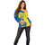 Ukraine Ukraine Folk Patterns Unity Day Personalized Off Shoulder Sweater - Wonder Print Shop