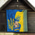 Ukraine Ukraine Folk Patterns Unity Day Personalized Quilt