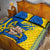 Ukraine Ukraine Folk Patterns Unity Day Personalized Quilt Bed Set