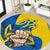 Ukraine Ukraine Folk Patterns Unity Day Personalized Round Carpet