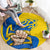 Ukraine Ukraine Folk Patterns Unity Day Personalized Round Carpet