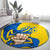 Ukraine Ukraine Folk Patterns Unity Day Personalized Round Carpet