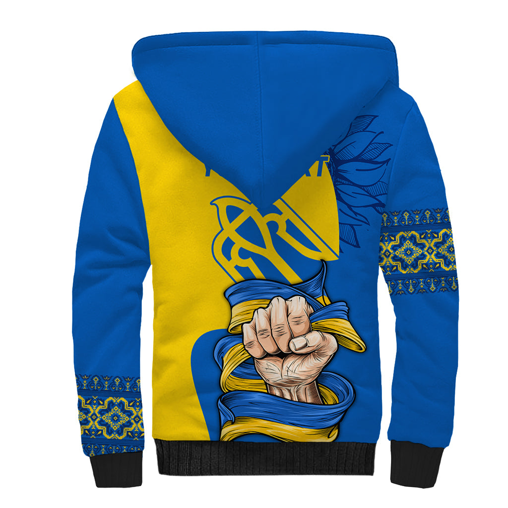 Ukraine Ukraine Folk Patterns Unity Day Personalized Sherpa Hoodie - Wonder Print Shop