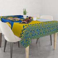 Ukraine Ukraine Folk Patterns Unity Day Personalized Tablecloth - Wonder Print Shop