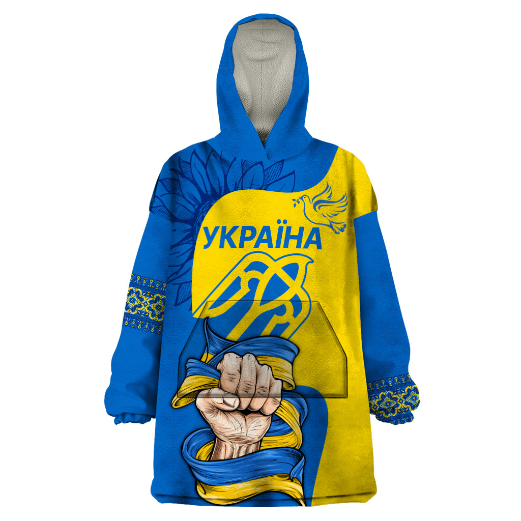 Ukraine Ukraine Folk Patterns Unity Day Personalized Wearable Blanket Hoodie - Wonder Print Shop