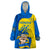Ukraine Ukraine Folk Patterns Unity Day Personalized Wearable Blanket Hoodie - Wonder Print Shop