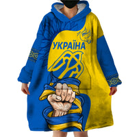 Ukraine Ukraine Folk Patterns Unity Day Personalized Wearable Blanket Hoodie - Wonder Print Shop
