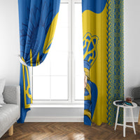 Ukraine Ukraine Folk Patterns Unity Day Personalized Window Curtain - Wonder Print Shop