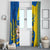 Ukraine Ukraine Folk Patterns Unity Day Personalized Window Curtain