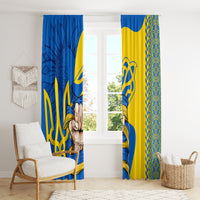 Ukraine Ukraine Folk Patterns Unity Day Personalized Window Curtain - Wonder Print Shop