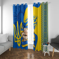 Ukraine Ukraine Folk Patterns Unity Day Personalized Window Curtain - Wonder Print Shop