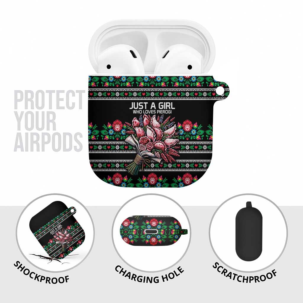 Pink Pierogi Flowers Over Dumplings AirPods Case