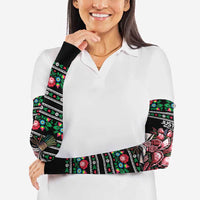 Pink Pierogi Flowers Over Dumplings Arm Sleeves