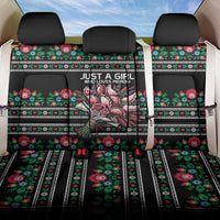 Pink Pierogi Flowers Over Dumplings Back Car Seat Cover