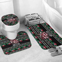 Pink Pierogi Flowers Over Dumplings Bathroom Set
