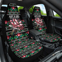 Pink Pierogi Flowers Over Dumplings Car Seat Cover
