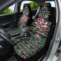 Pink Pierogi Flowers Over Dumplings Car Seat Cover