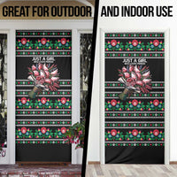 Pink Pierogi Flowers Over Dumplings Door Cover