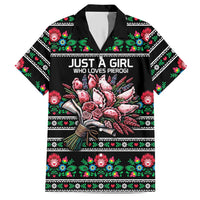 Pink Pierogi Flowers Over Dumplings Hawaiian Shirt