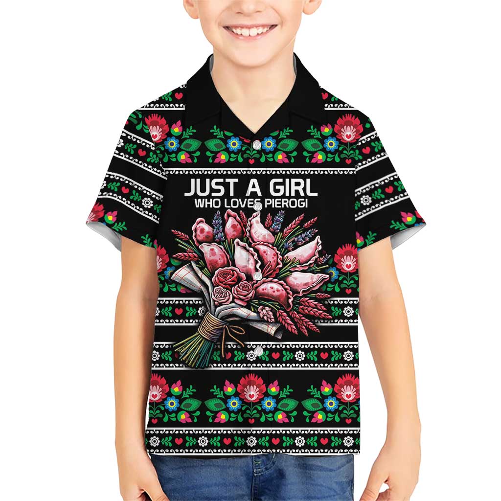 Pink Pierogi Flowers Over Dumplings Hawaiian Shirt