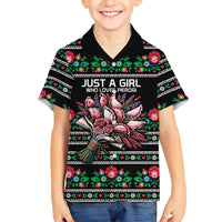 Pink Pierogi Flowers Over Dumplings Hawaiian Shirt