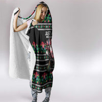 Pink Pierogi Flowers Over Dumplings Hooded Blanket