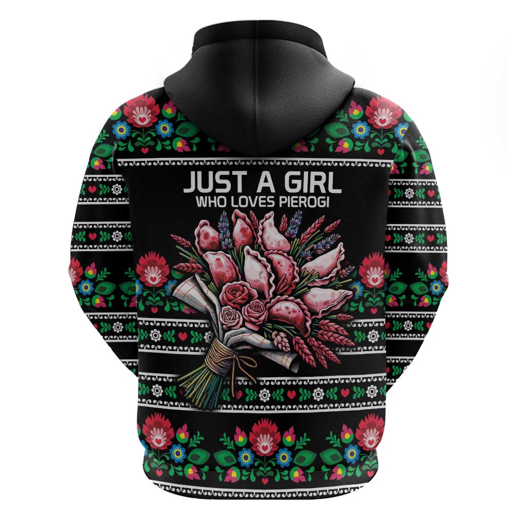 Pink Pierogi Flowers Over Dumplings Hoodie