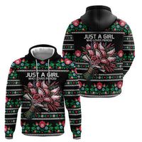 Pink Pierogi Flowers Over Dumplings Hoodie