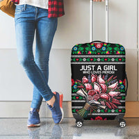 Pink Pierogi Flowers Over Dumplings Luggage Cover