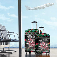 Pink Pierogi Flowers Over Dumplings Luggage Cover